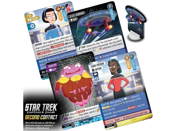 Star Trek Captains Chair Second Contact Ekspansion til Star Trek Captain's Chair 