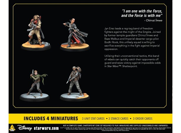 Star Wars Shatterpoint This is Rogue One Squad Pack 
