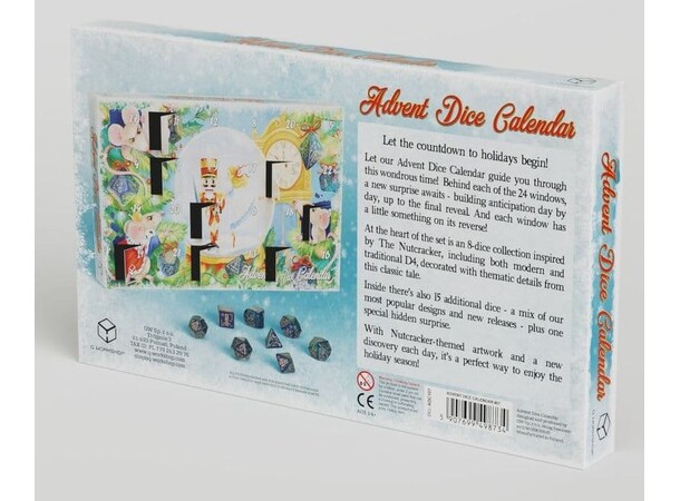 Advent Dice Calendar Nutcracker Julekalender 