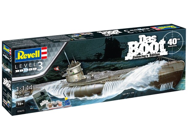 Das Boot Collectors Edition 40th Anniv Revell 1:144 byggesæt 