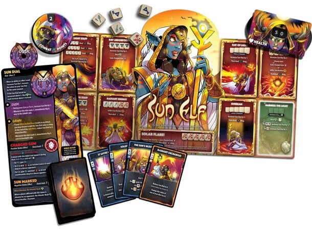 Dice Throne Sun Elf Hero Pack Udvidelse til Dice Throne 