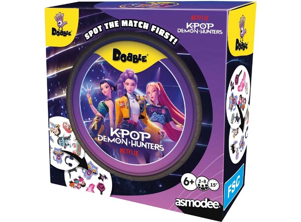 Dobble KPop Demon Hunters Brætspil Dansk udgave 
