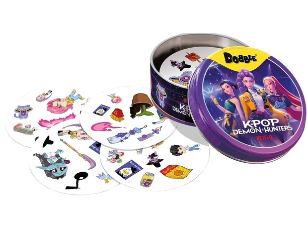 Dobble KPop Demon Hunters Brætspil Dansk udgave 