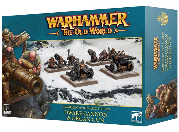 Dwarven Mountain Holds Dwarf Cannon Organ Gun - Warhammer The Old World 