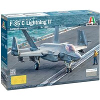 F-35 C Lightning II CATOBAR-version Italeri 1:72 byggesæt