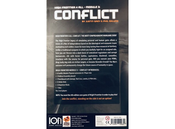 High Frontier 4 All Conflict Expansion Ekspansion til High Frontier 4 All 