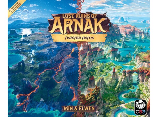 Lost Ruins of Arnak Twisted Paths Exp Ekspansion til Lost Ruins of Arnak 