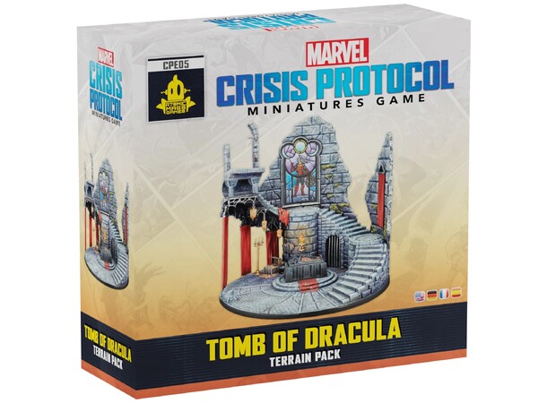 Marvel Crisis Protocol Draculas grav Terrain Pack til Marvel Crisis Protocol 
