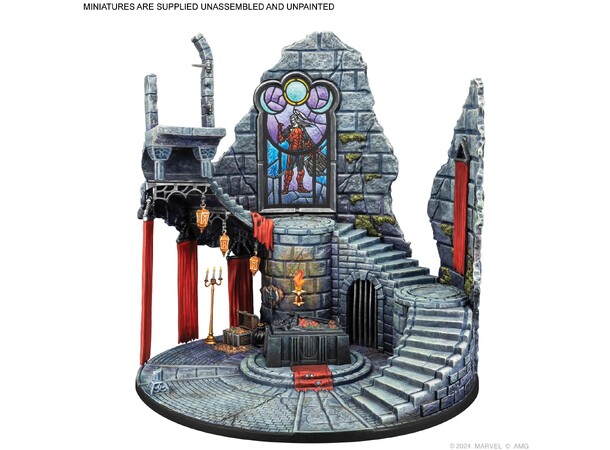 Marvel Crisis Protocol Draculas grav Terrain Pack til Marvel Crisis Protocol 