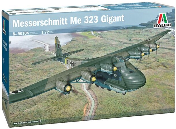 Messerschmitt Me 323 Gigant Italeri 1:72 Byggesæt 