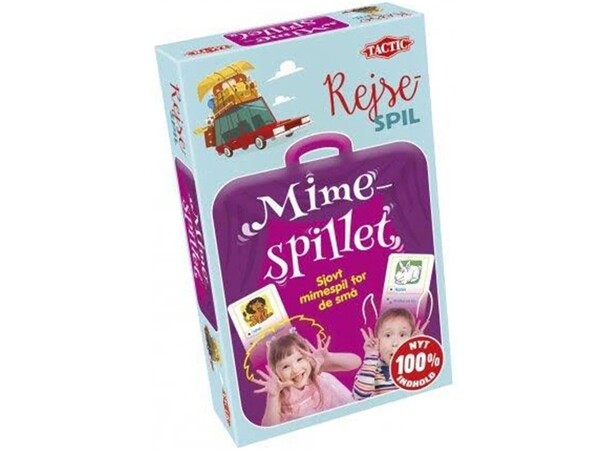 Mimespillet Rejsespil Brætspil Dansk udgave 