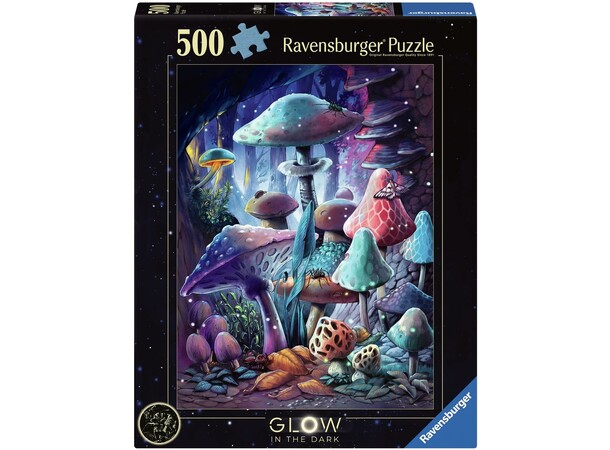 Moonlight Mushrooms 500 brikker Ravensburger puslespil 
