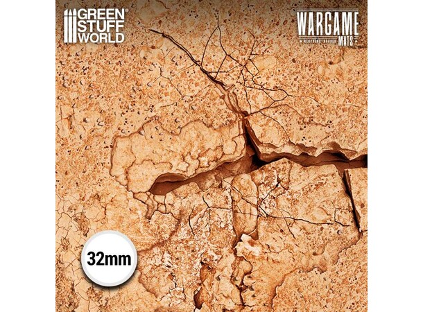 Neopren Mat 22x32 Dreadrock Badlands Green Stuff World - 56 x 76 cm 