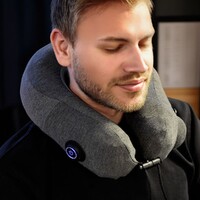 Oppblæsbar nakkemassagepude 