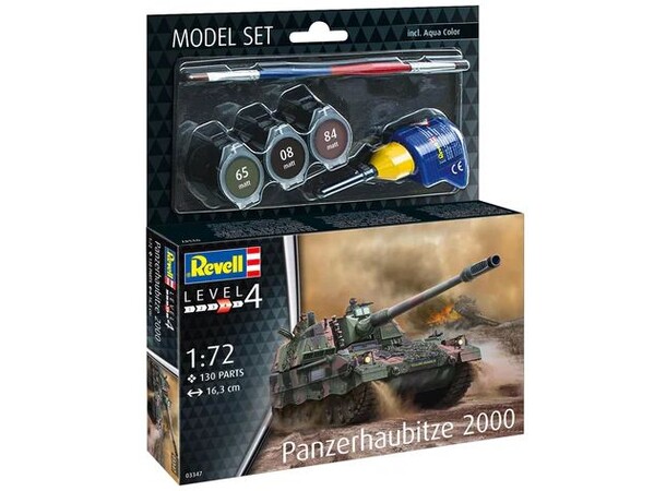 Panzerhaubitzen 2000 Startsæt Revell 1:72 byggesæt 