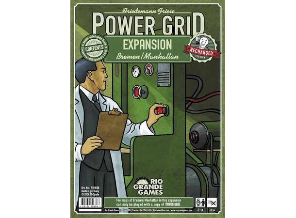 Power Grid Bremen/Manhattan Expansion Ekspansion til Power Grid 