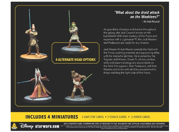 Star Wars Shatterpoint Wisdom Council Squad Pack 