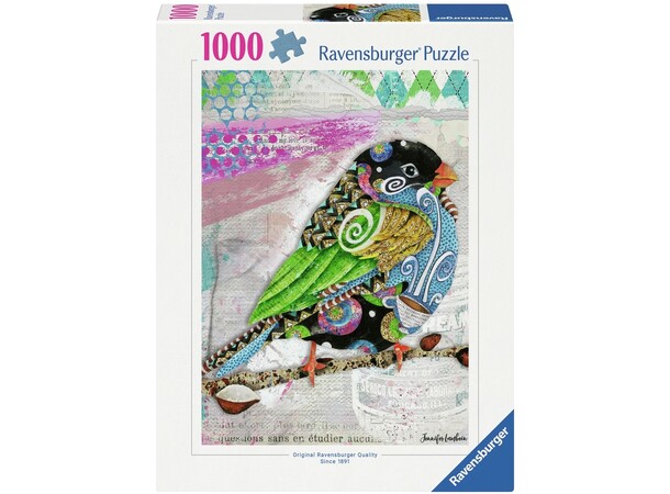 Swirly Bird 1000 brikker Puslespil Ravensburger puslespil 