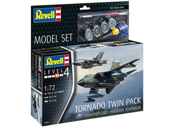 Tornado Twin Pack 50th Anniv Starter Set Revell 1:72 byggesæt 