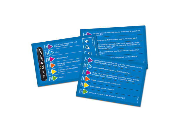 Trivial Pursuit Friends Quizspil Dansk udgave 