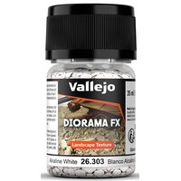 Vallejo Diorama FX Alkalisk hvid 2-5 mm Landscape Texture - 35ml