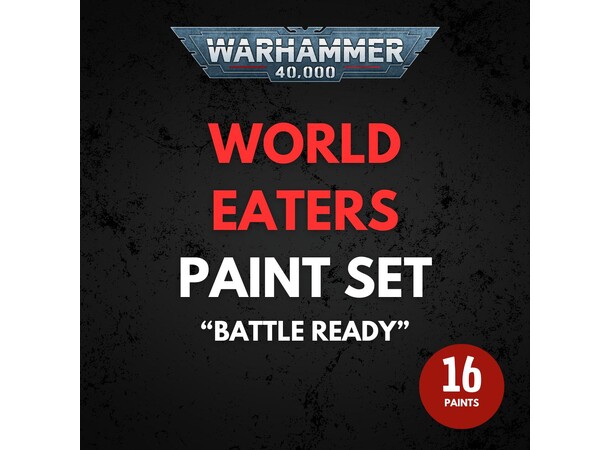 World Eaters Paint Set Warhammer 40K - Battle Ready 