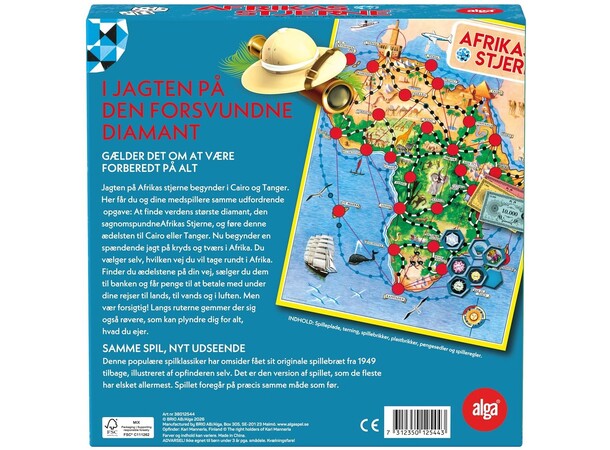 Afrikas Stjerne Brætspil Dansk udgave 
