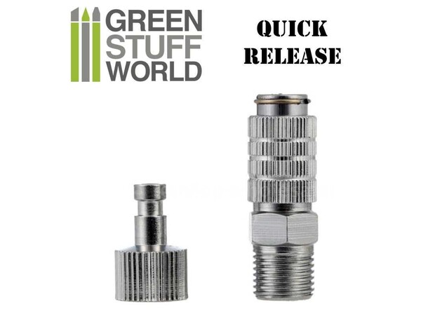 Airbrush QuickRelease-adapter 1/8 Green Stuff World 