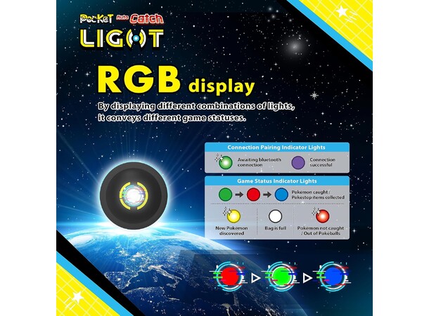 Brook Pocket Auto Catch Light Black Til Pokemon GO 
