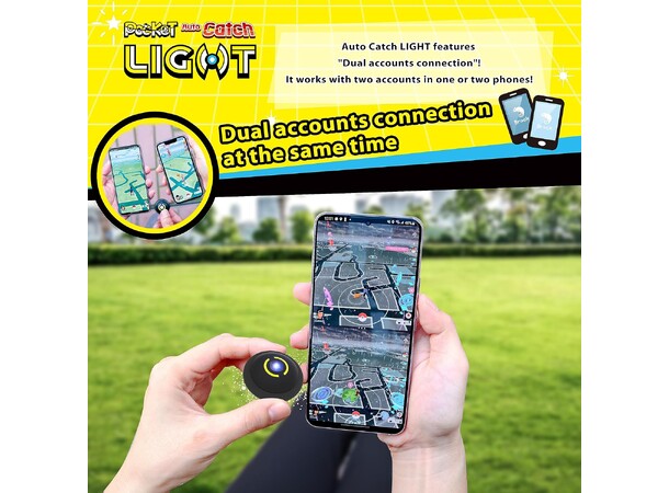 Brook Pocket Auto Catch Light Black Til Pokemon GO 