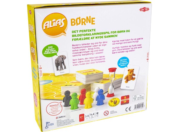 Børne Alias Brætspil Dansk udgave 