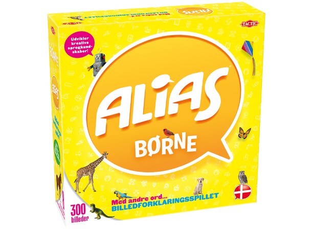 Børne Alias Brætspil Dansk udgave 