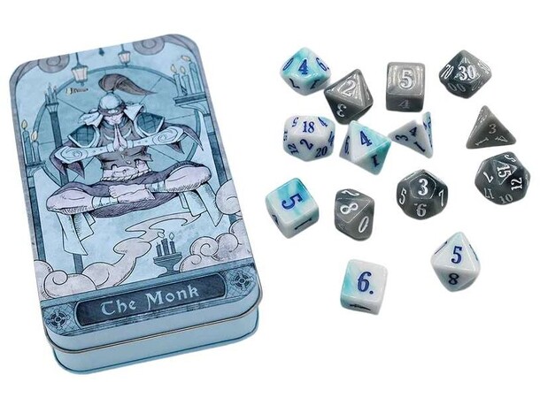 Character Class Dice Set – Monk Beadle & Grimm - RPG-terninger (14 stk) 