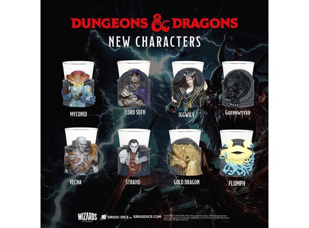 D&D Mini Dice Cups Series 2 - 1 stk Dungeons & Dragons 