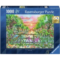 Dreamy Bikes in Amsterdam 1000 brikker Puslespil - Ravensburger Puzzle