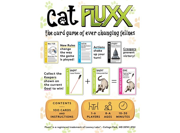 Fluxx Cat Kortspil 