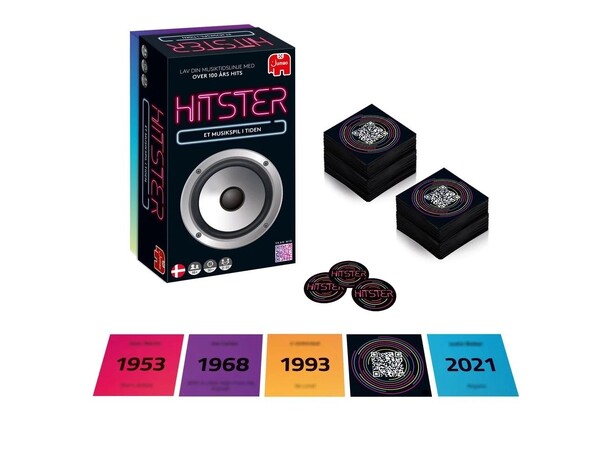 Hitster Selskabsspil Dansk udgave 