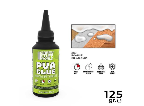 Hobbylim PVA Glue/Lim 125 g Green Stuff World 