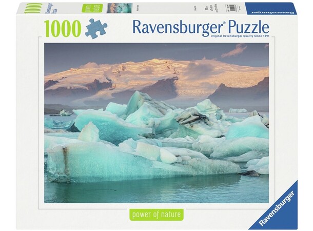Jokulsarlon Island 1000 brikker Ravensburger puslespil 