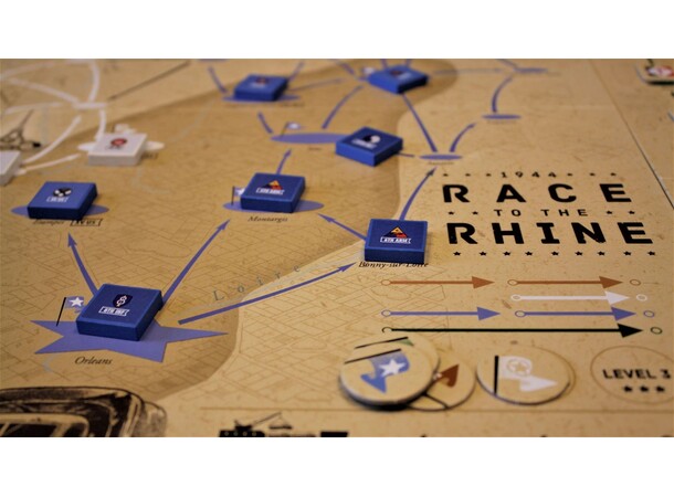 Keep em Rolling 1944 Brætspil Race to the Rhine 