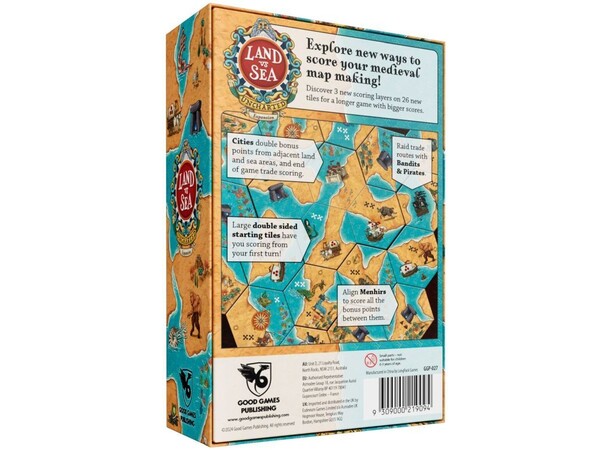 Land vs Sea Uncharted Expansion Ekspansion til Land Vs Sea 