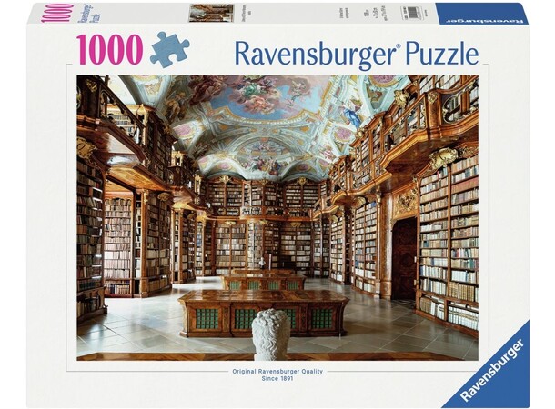 Library St Florian Monastery 1000 brikke Puslespil - Ravensburger Puzzle 