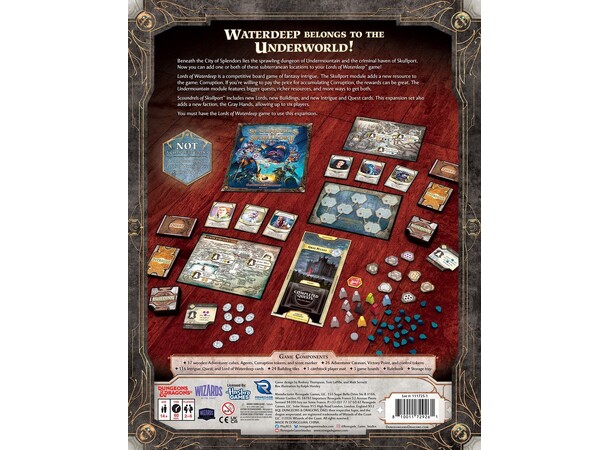 Lords of Waterdeep Scoundrels Skullport Ekspansion til Lords of Waterdeep 