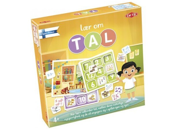 Lær om Tal Brætspil Dansk udgave 