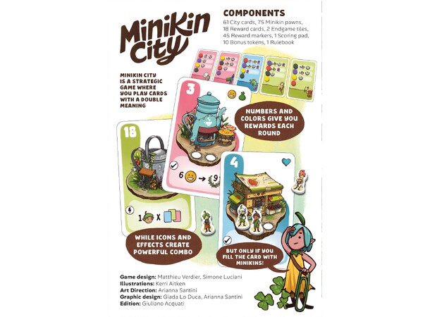 Minikin City Kortspil 