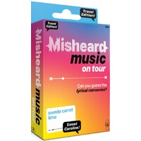 Misheard Music On Tour Partyspil Rejseudgave