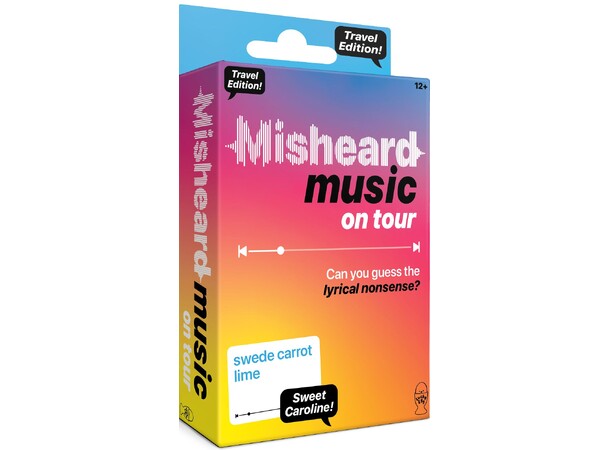 Misheard Music On Tour Partyspil Rejseudgave 