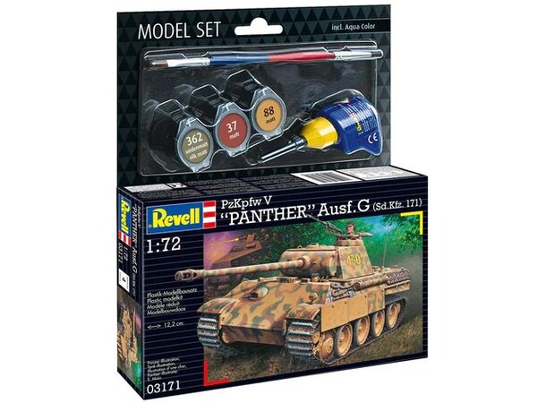 Panther Ausf. G Startersæt Revell 1:72 byggesæt 