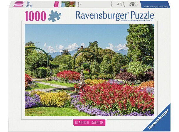 Parken ved Villa Pallavicino 1000 brikke Puslespil - Ravensburger Puzzle 
