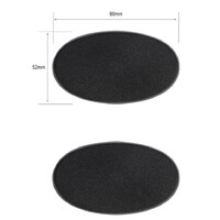 Plastbaser Sort Oval - 90x52mm (1 stk) Citadel